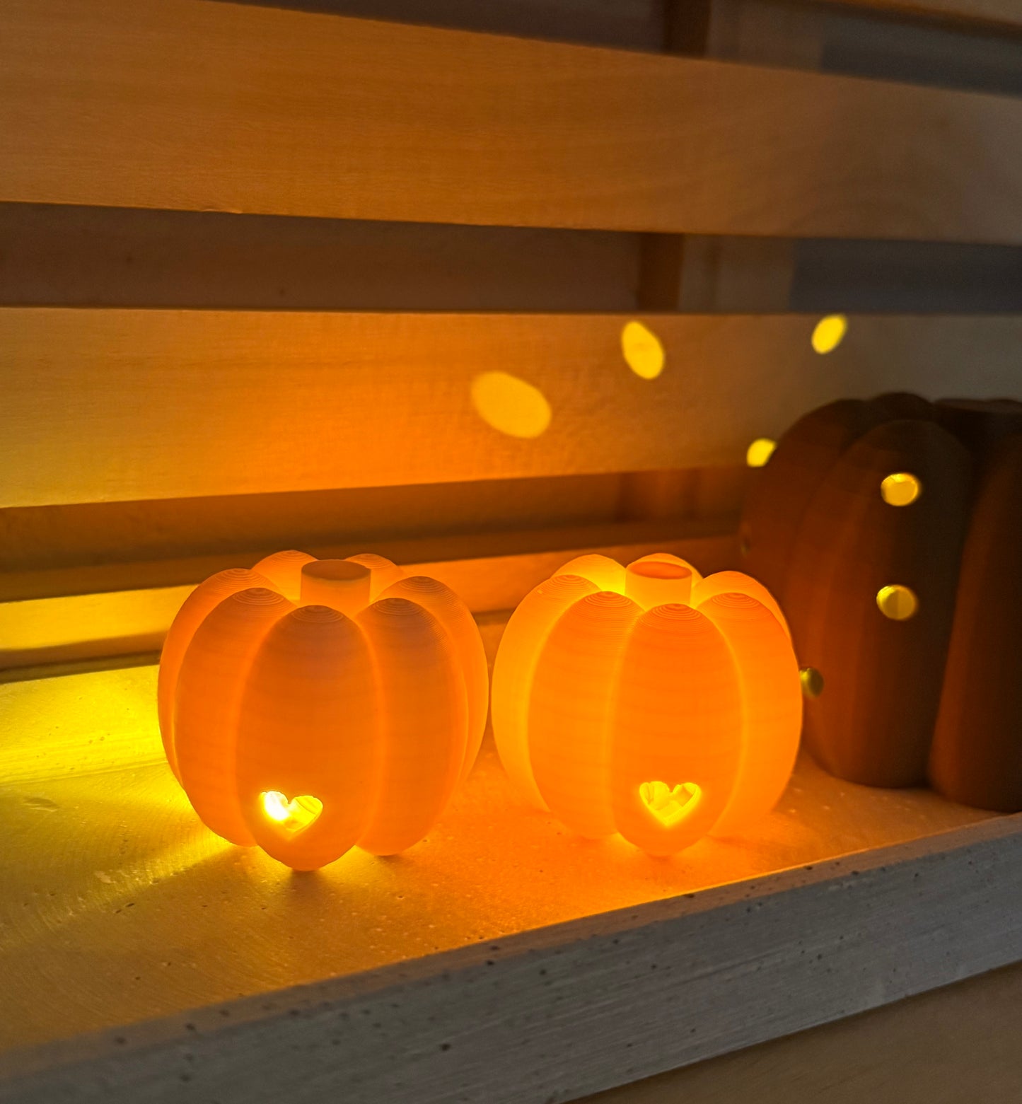 Mini-Leuchtkürbisse „Glowgourds“