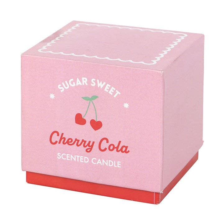 Rosa Kirsch-Cola -Kerze