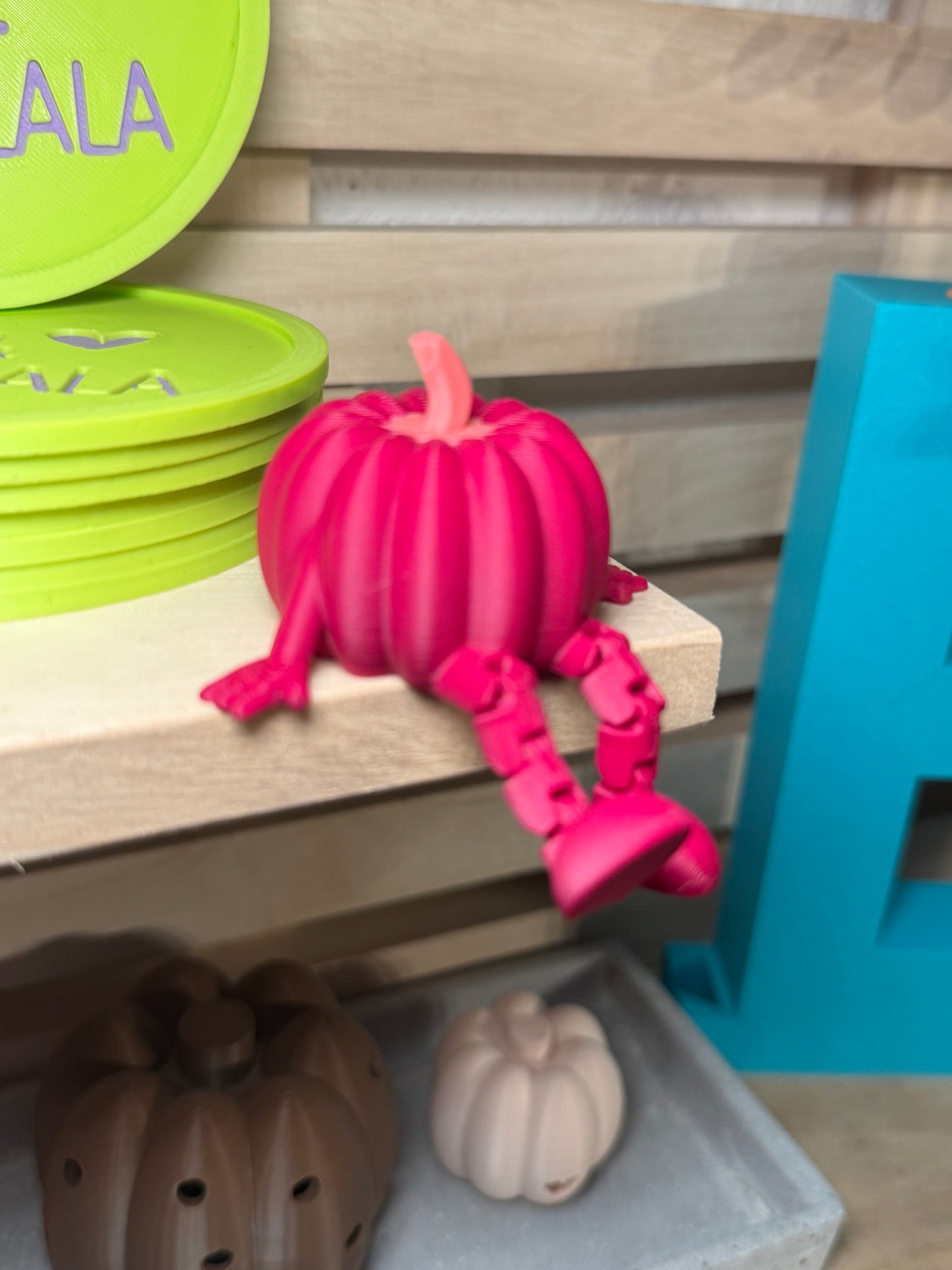Mini Kürbis-Kantenhocker – Herbstdeko mit Charme