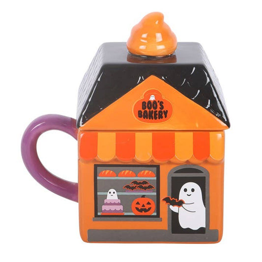 Boo's Bäckerei Halloween-Becher mit Deckel