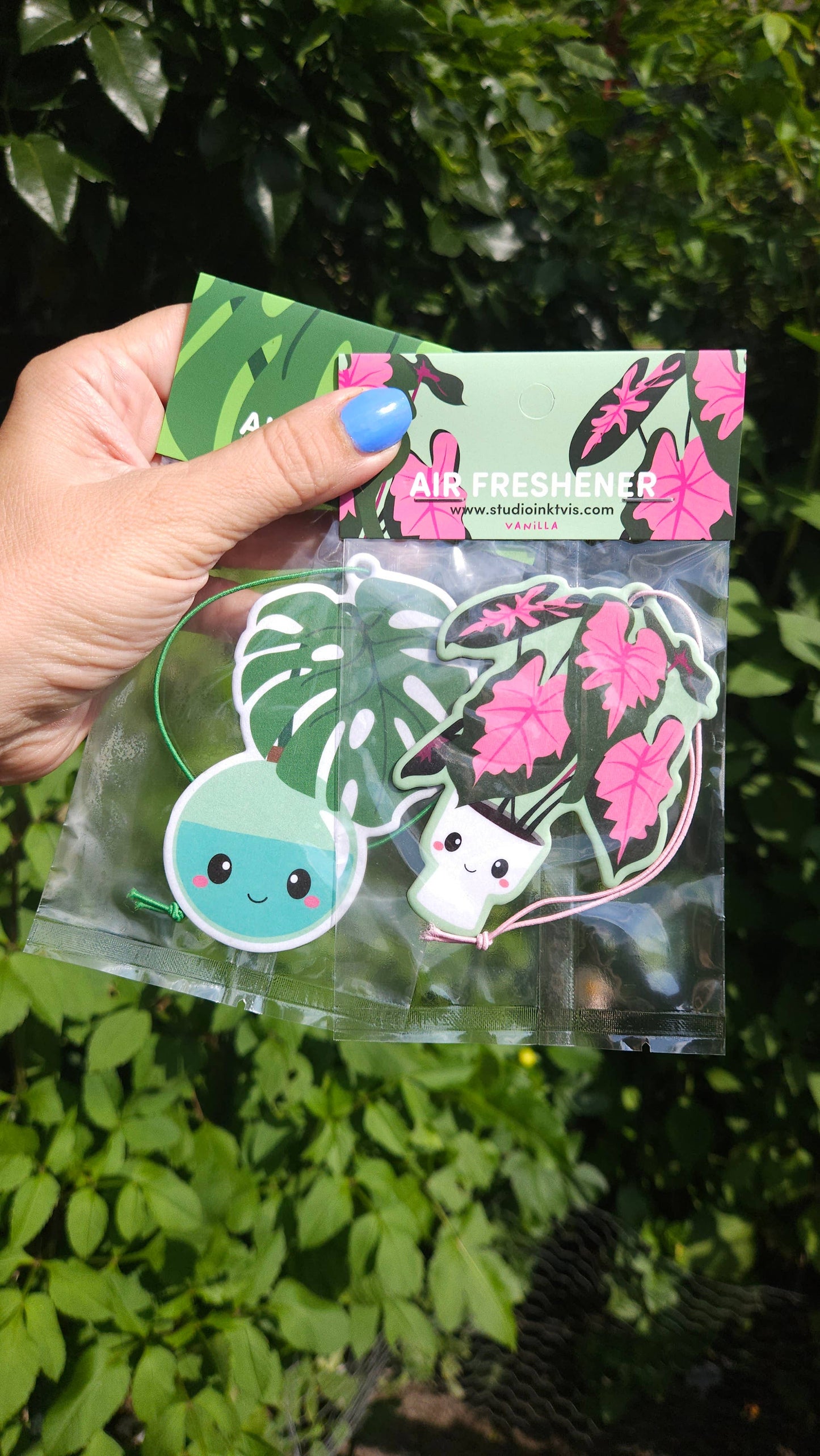 Monstera Lufterfrischer - Vanilleduft