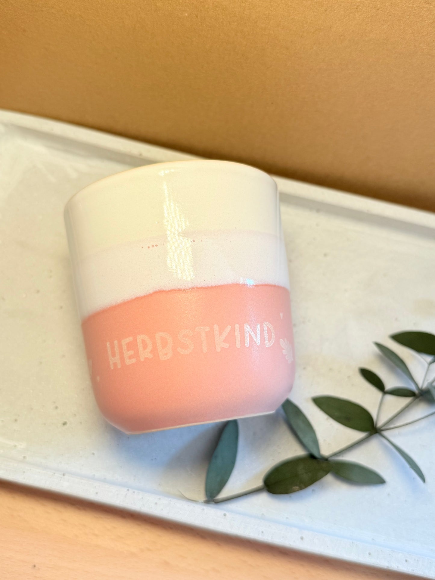 ☕ Keramiktasse – Kuschelmomente oder Herbstkind ☕