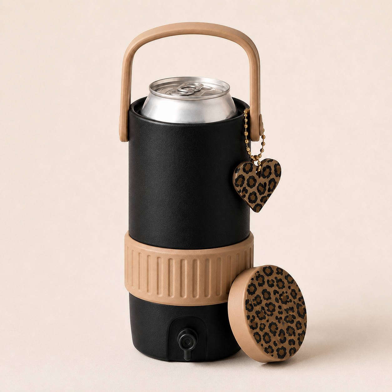 Dosenhalter Leopard XXL für 250 ml bis 500 ml Dosen