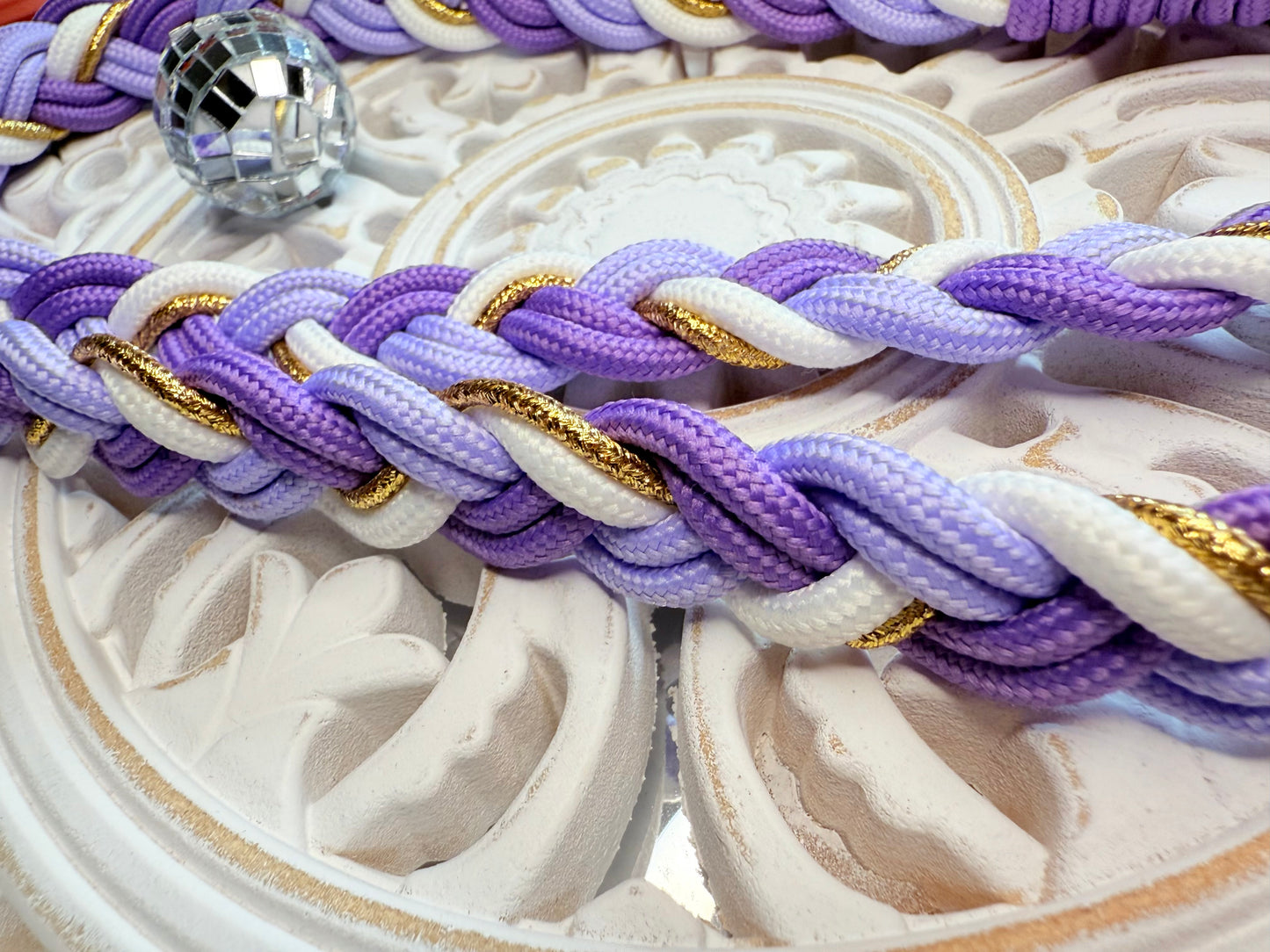 NEU geflochtene Handykette lila