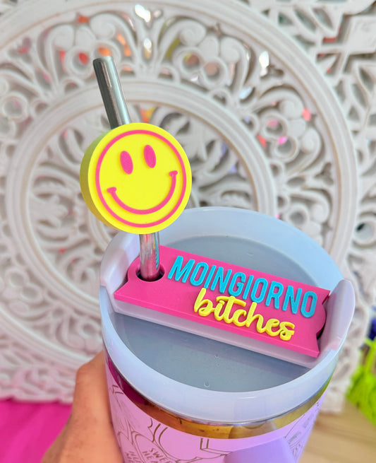 Clip-on Schild „MOINGIORNO bitches“