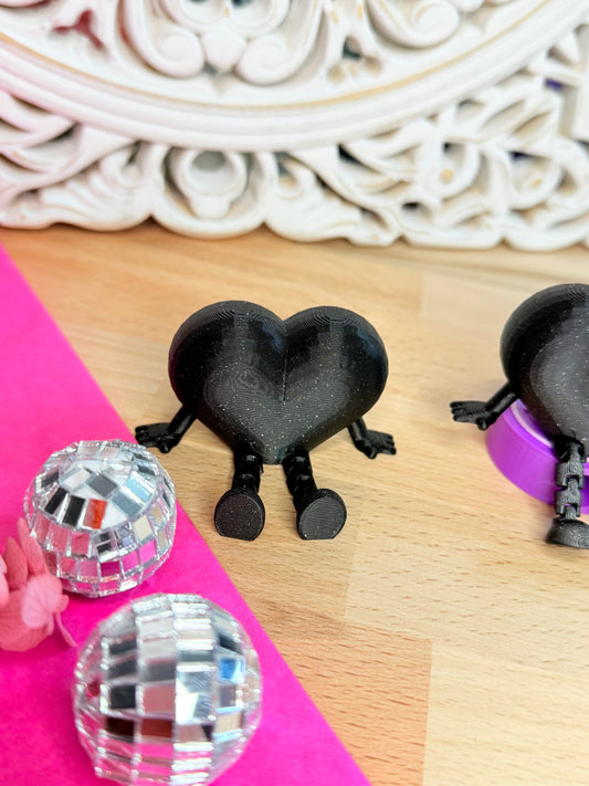 Bewegliches Glitzer-Herz – 3D-Liebe mit Stil