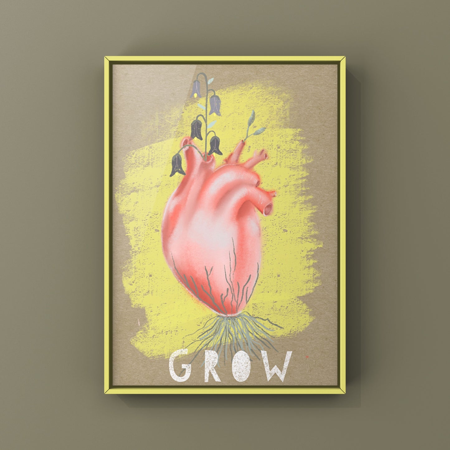 Grow – Kunstdruck von Frau Kunst Chaos