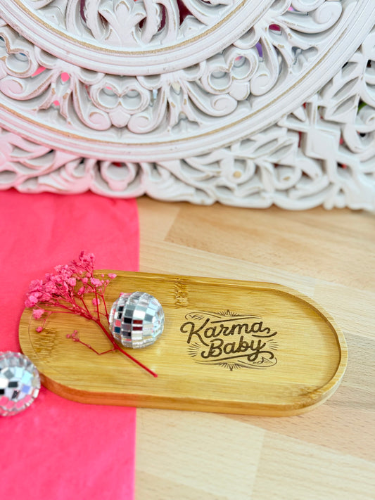 Bambus-Tablett – Karma