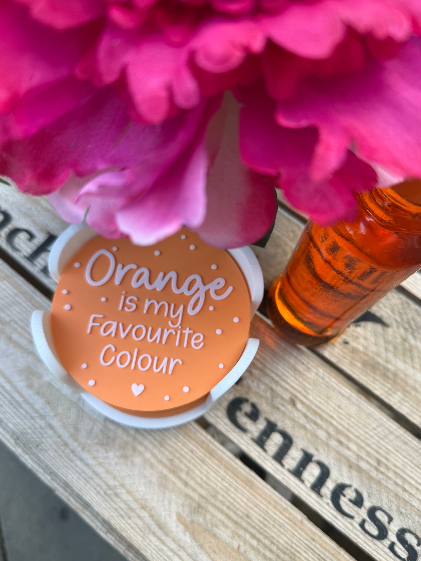 Untersetzer-Set „Orange Vibes“ 🍊✨