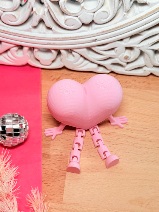 Bewegliches Herz – 3D-Liebe mit Stil