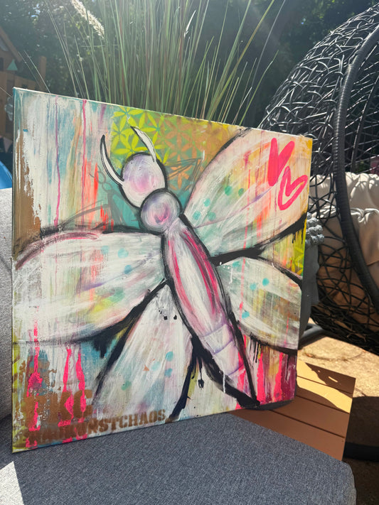 Libellenzauber – Original Artwork by Frau Kunst Chaos