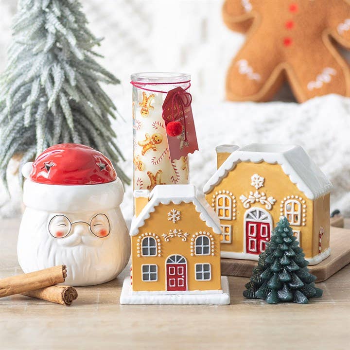Warme Lebkuchen-Weihnachtsröhrenkerze