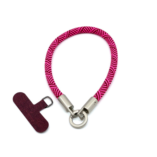 Handykette kurz Pink, Wine, Silber 3in1 Verlängerung