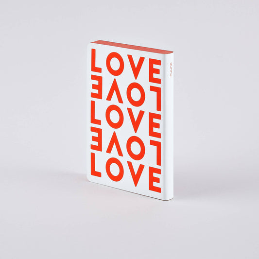 Love - Notizbuch Graphic S | A6 | 2,5 mm Punktraster