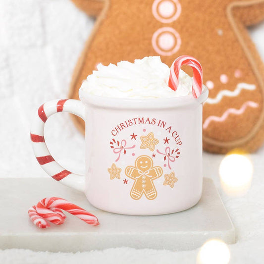Christmas in a Cup Keramiktasse – 480 ml rosa