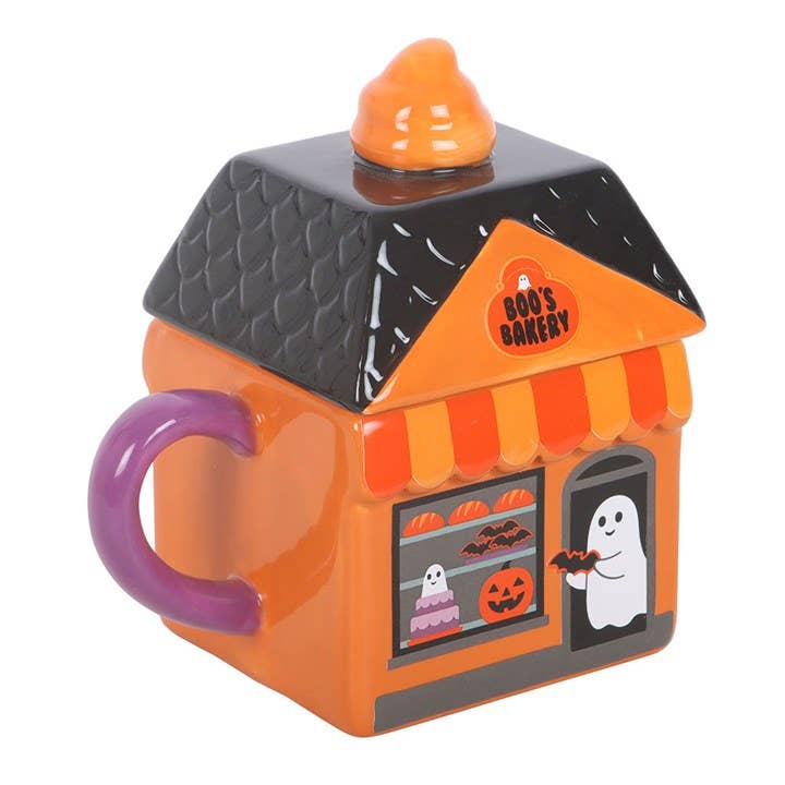 Boo's Bäckerei Halloween-Becher mit Deckel
