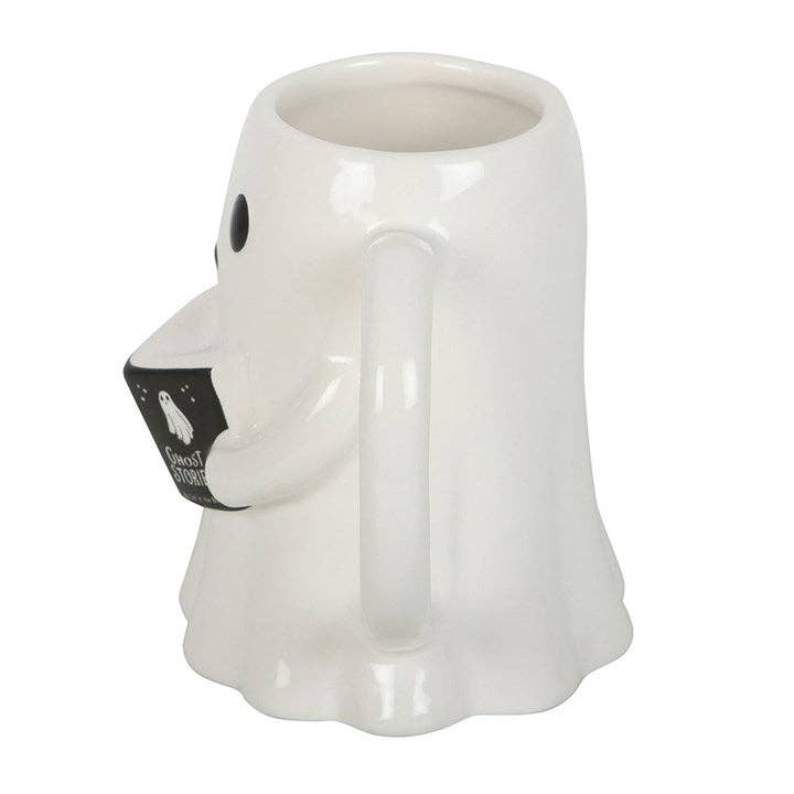 Geistergeschichten Lesender Geist Halloween-Tasse