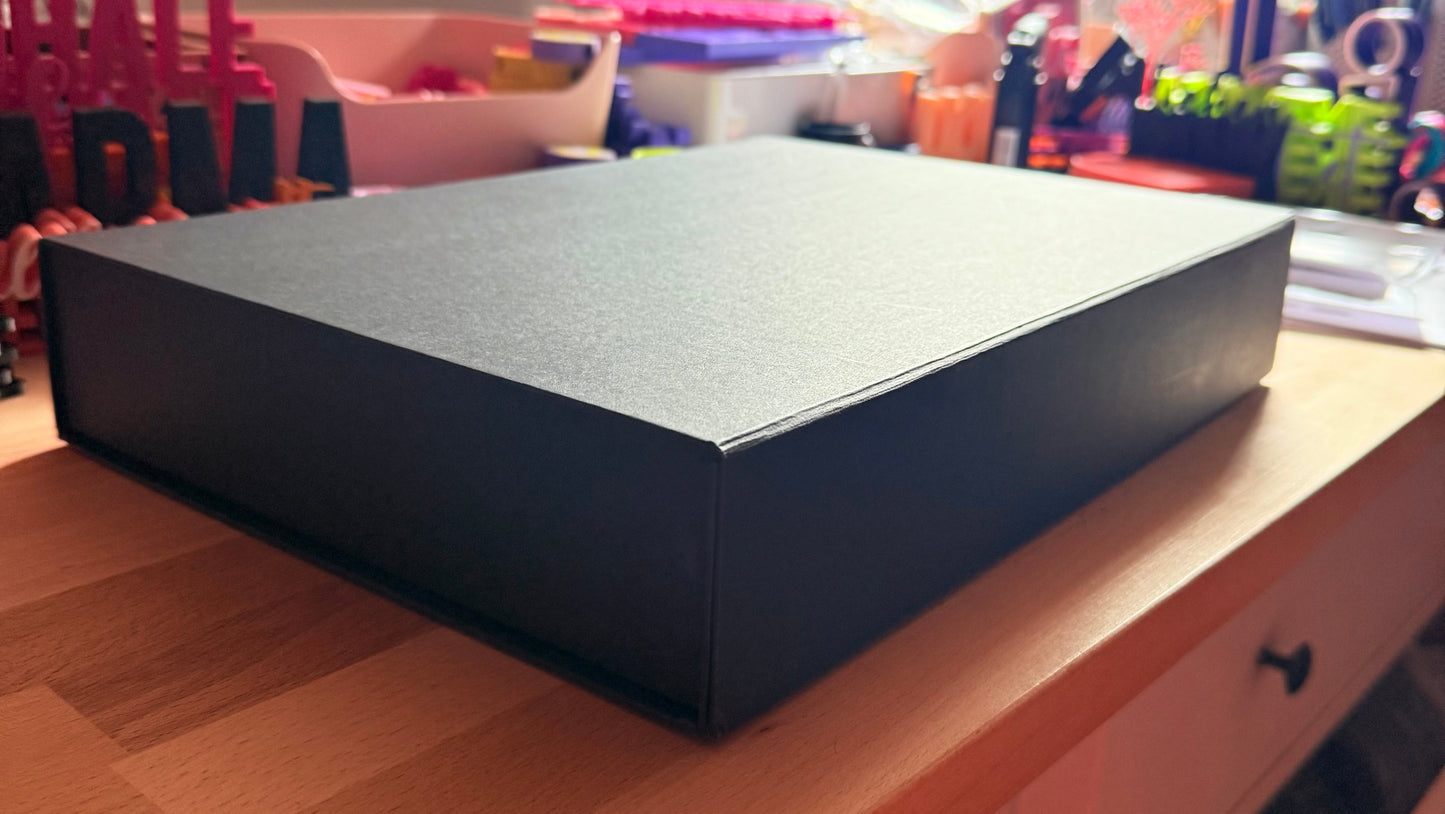 Edle Aufbewahrungsbox schwarz