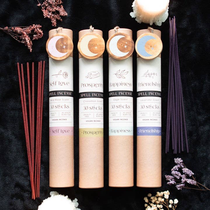 Herbal Spell Räucherstäbchen mit Halter