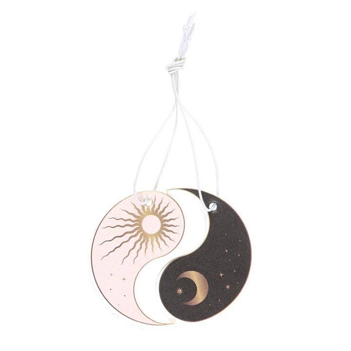 Packung mit 2 Yin-Yang-Vanille-Duftlufterfrischern