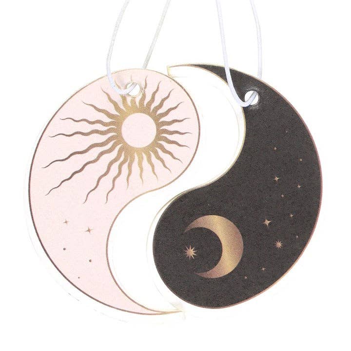 Packung mit 2 Yin-Yang-Vanille-Duftlufterfrischern