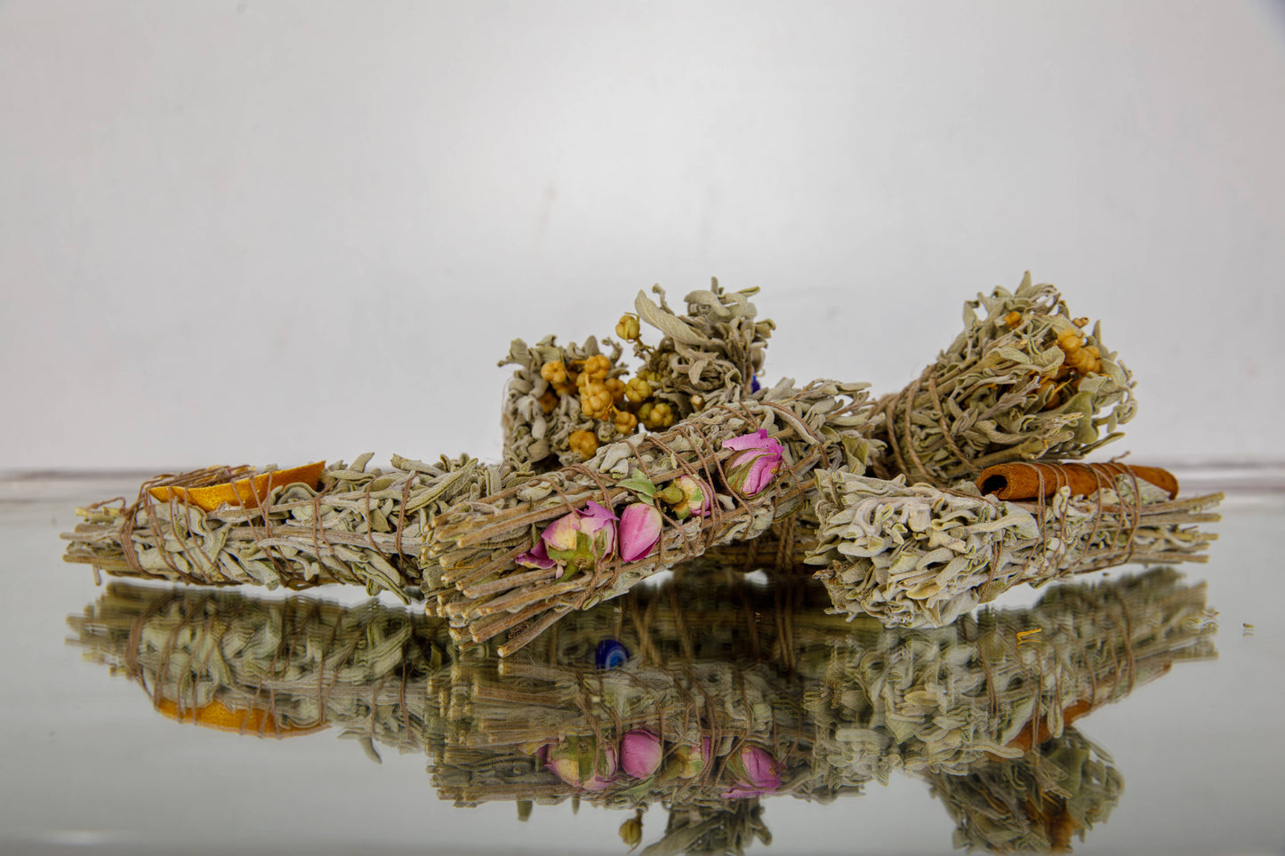 Salbei-Bündel mit Zimt | Natürliches Räucherwerk