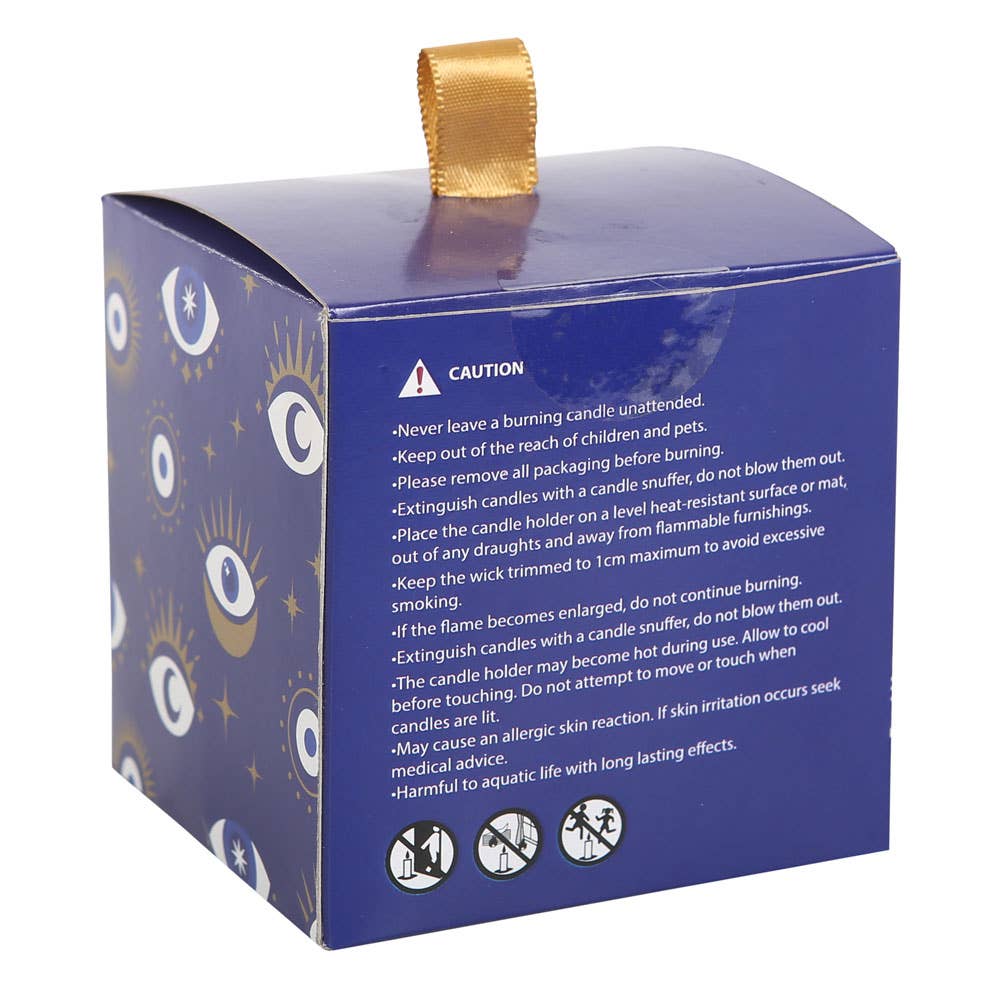 All Seeing Eye White Sage Kristallsplitter-Schutzkerze