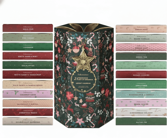 Adventskalender mit 240 Räucherstäbchen – 24 festliche Düfte