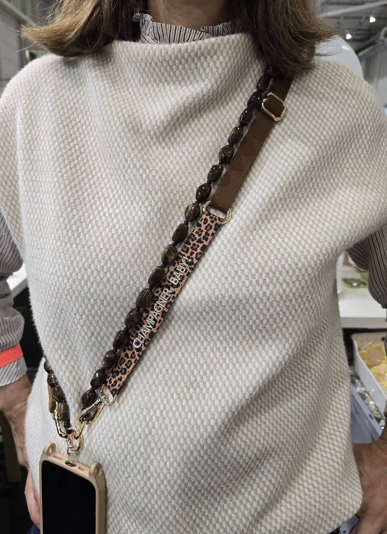 Statement Handykette 86-137cm lang KARMA REGELT DAS 4in1