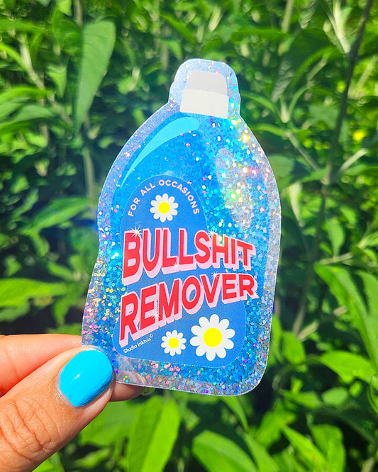 Glitzer Sticker Bullshit-Entferner-Reinigungsmittel