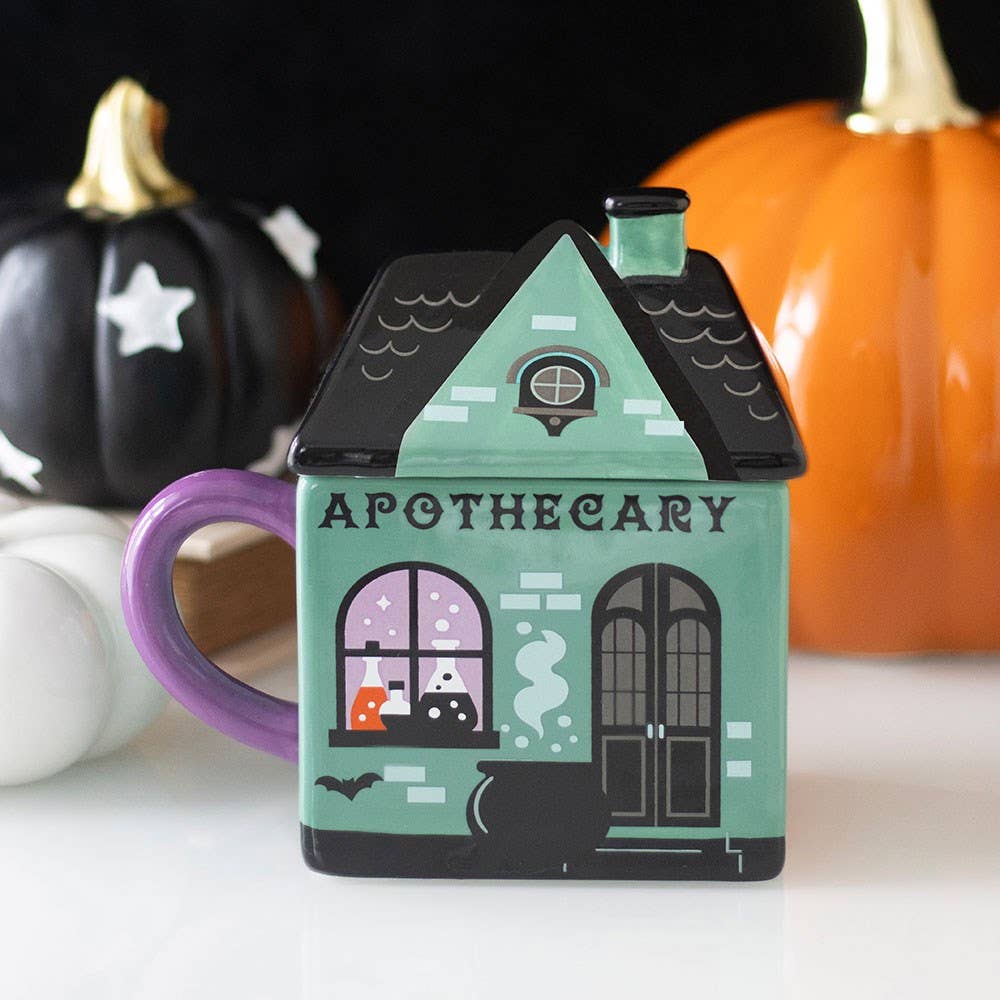Apothekenladen Halloween-Becher mit Deckel