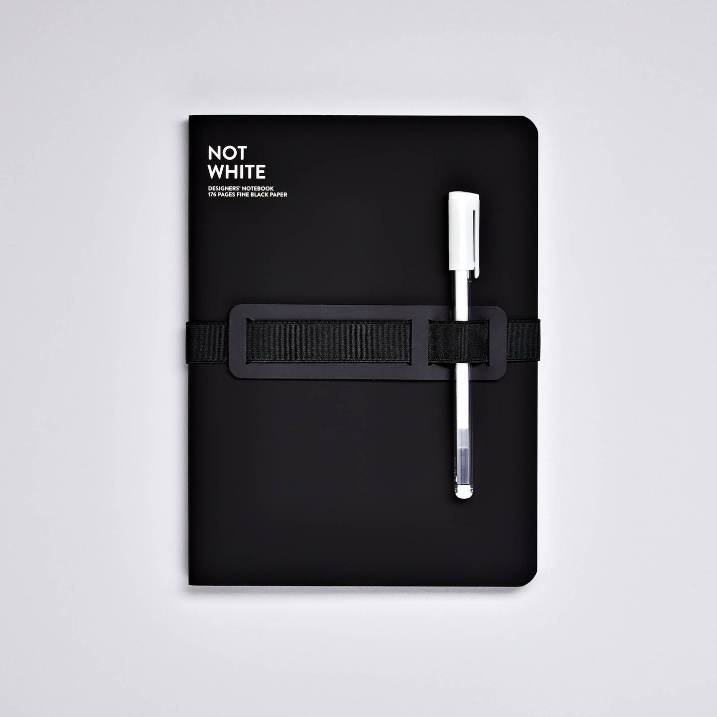 Not White Black - L Light | A5+ | schwarze Seiten