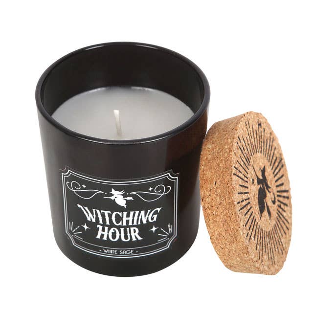 Gothic Kerze Witching Hour White Sage