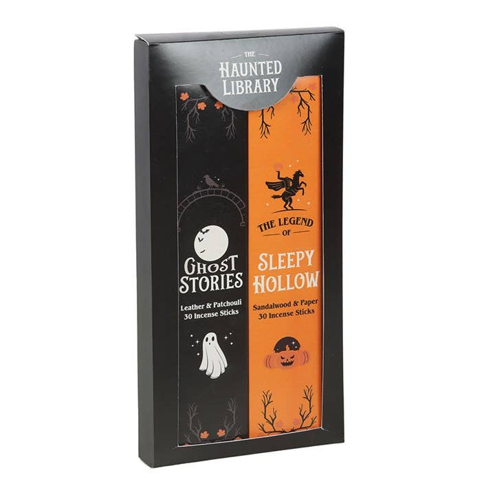 Set mit 2 „Haunted Library“ Halloween-Räucherstäbchen-Packungen