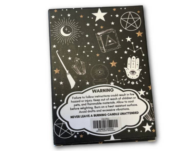 Violette Zauberkerze