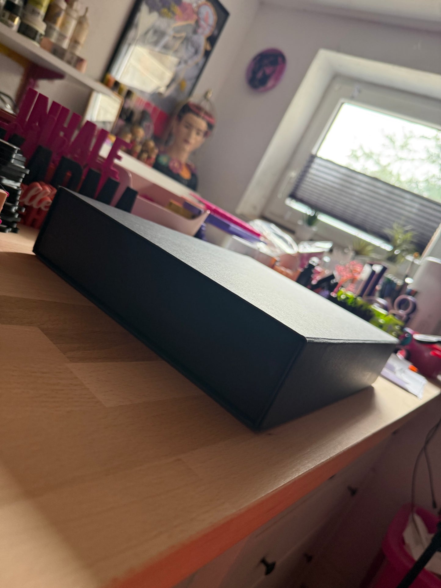 Edle Aufbewahrungsbox schwarz