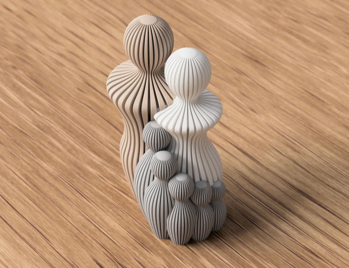 Familie – als stilvolle 3D-Figur für dein Zuhause