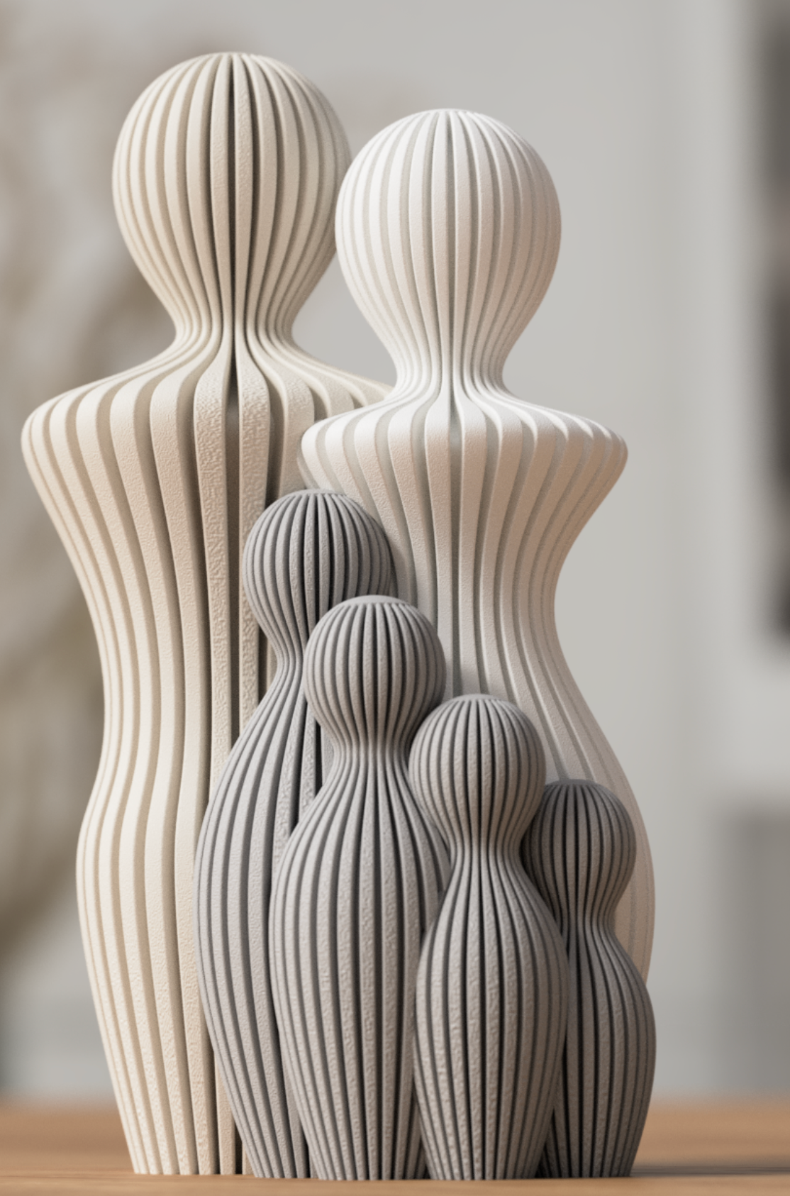 Familie – als stilvolle 3D-Figur für dein Zuhause