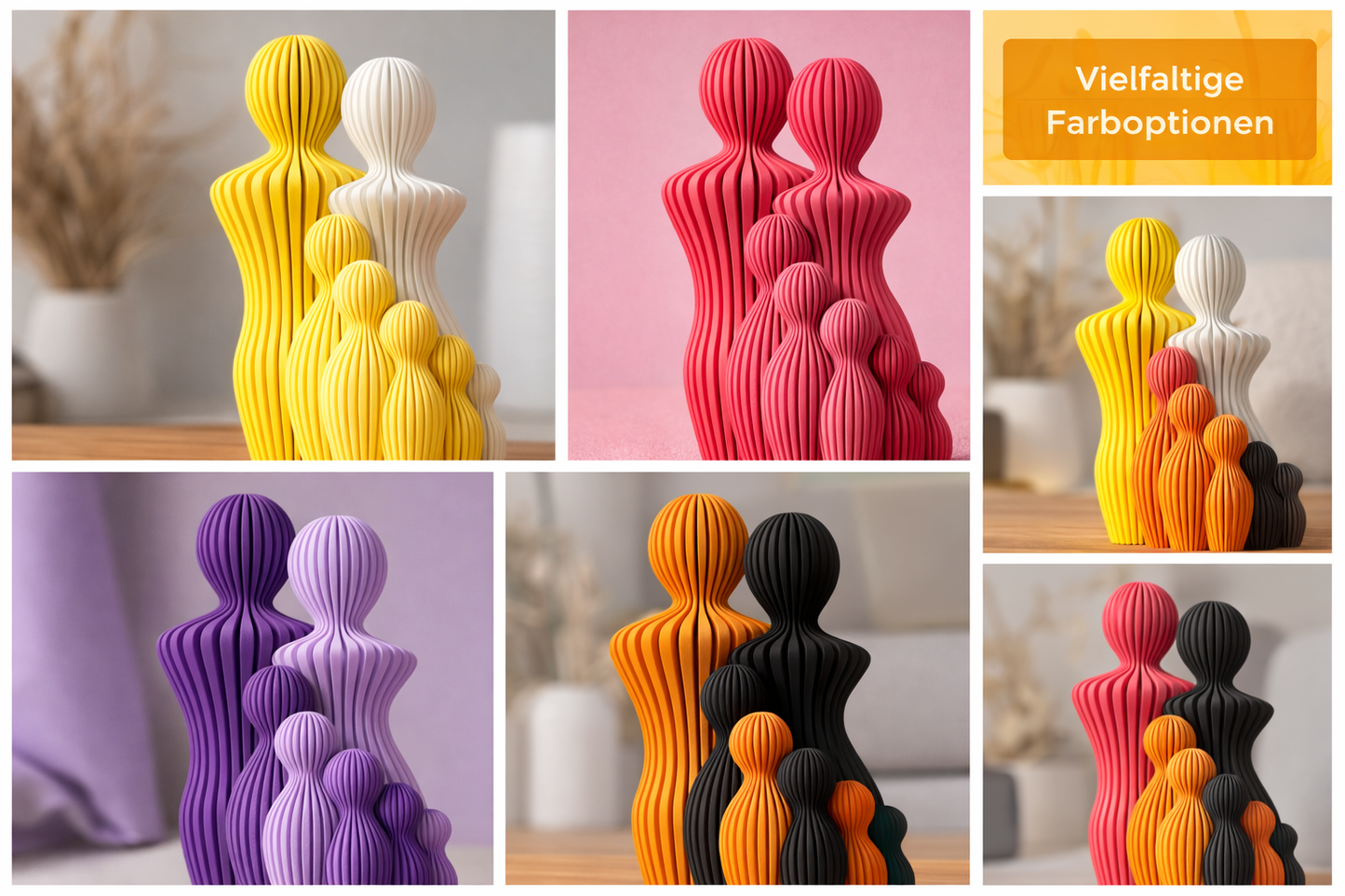 Familie – als stilvolle 3D-Figur für dein Zuhause