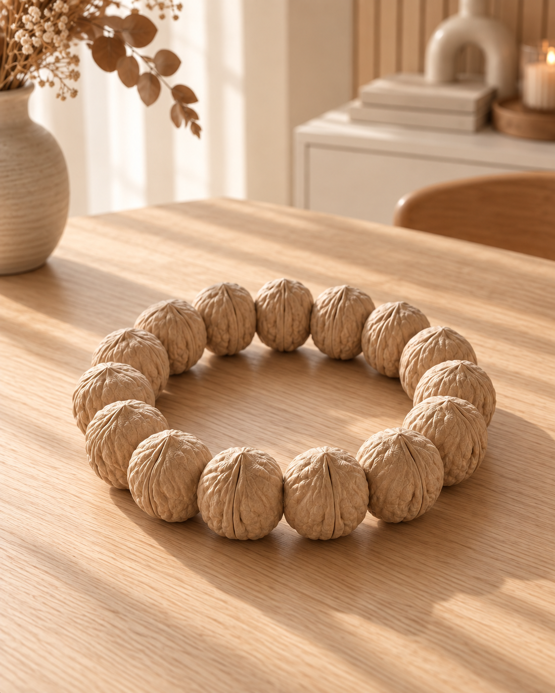 Walnusskranz – Herbst und Winter Deko | 3D-gedruckt