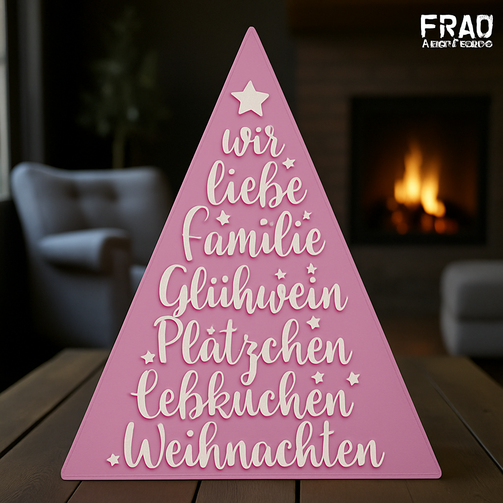 Aufsteller „Weihnachtsbaum“ (22 cm)