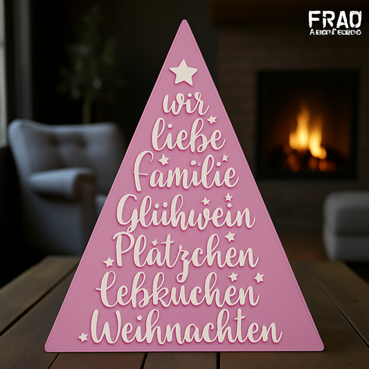 Aufsteller „Weihnachtsbaum“ (22 cm)