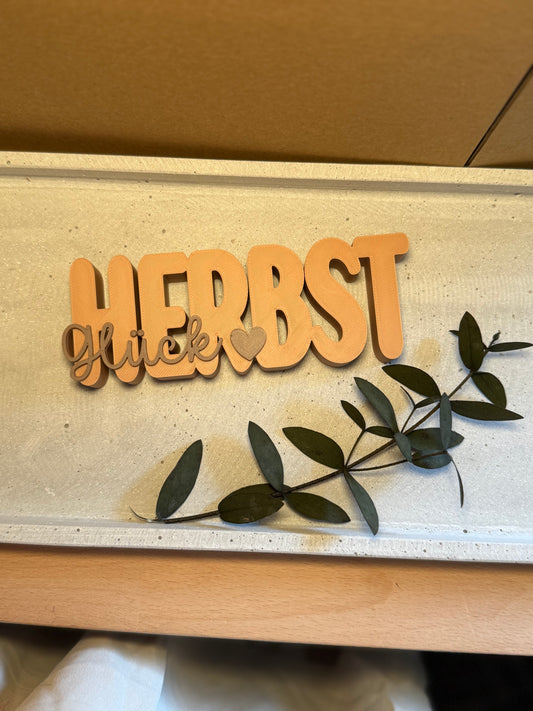 Herbst Glück / Moment / Liebe Braun
