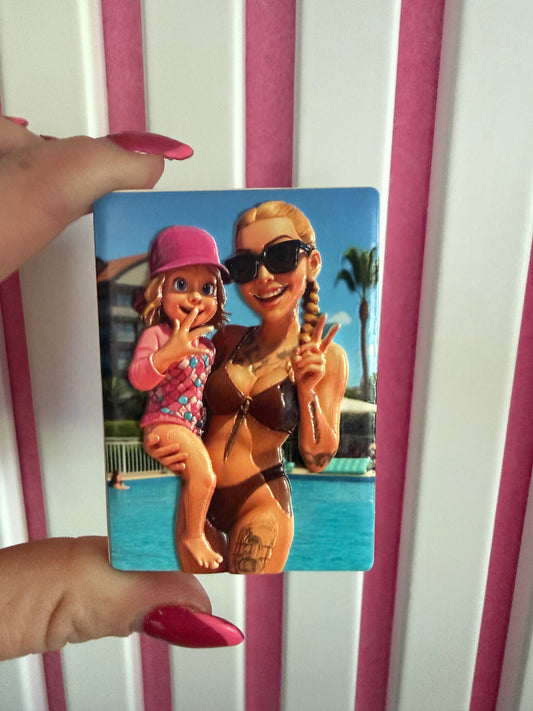 Personalisierter Kühlschrankmagnet mit UV-Druck