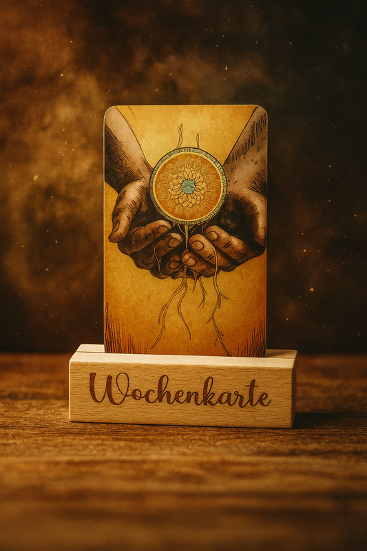 Holzhalter „Wochenkarte“ Tarot