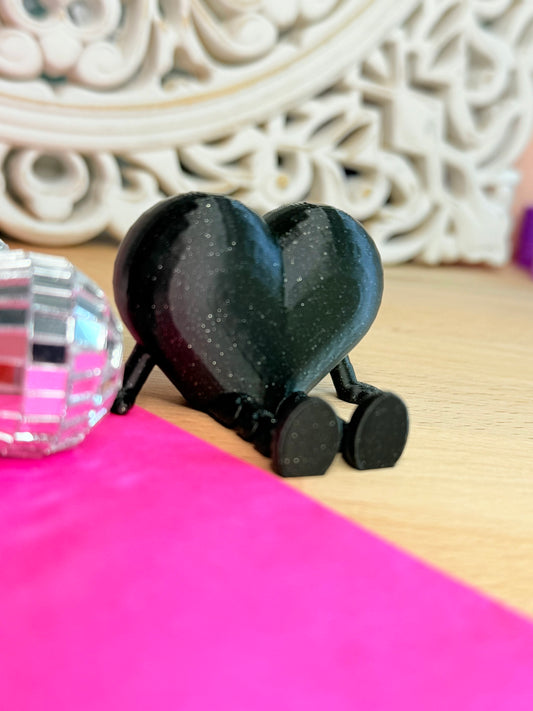 Bewegliches Glitzer-Herz – 3D-Liebe mit Stil