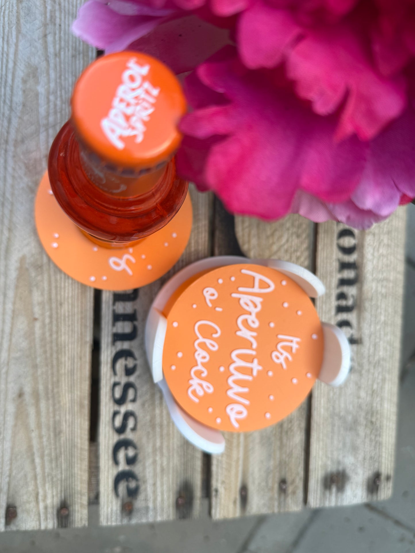 Untersetzer-Set „Orange Vibes“ 🍊✨