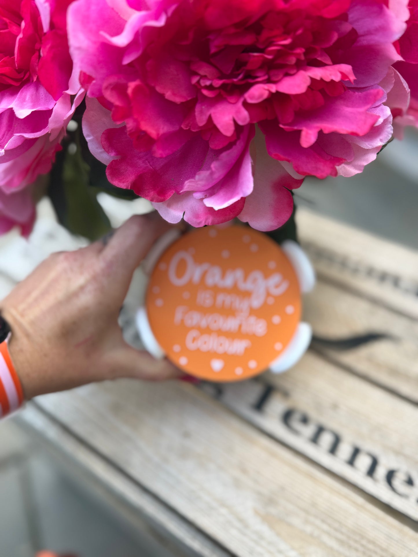 Untersetzer-Set „Orange Vibes“ 🍊✨