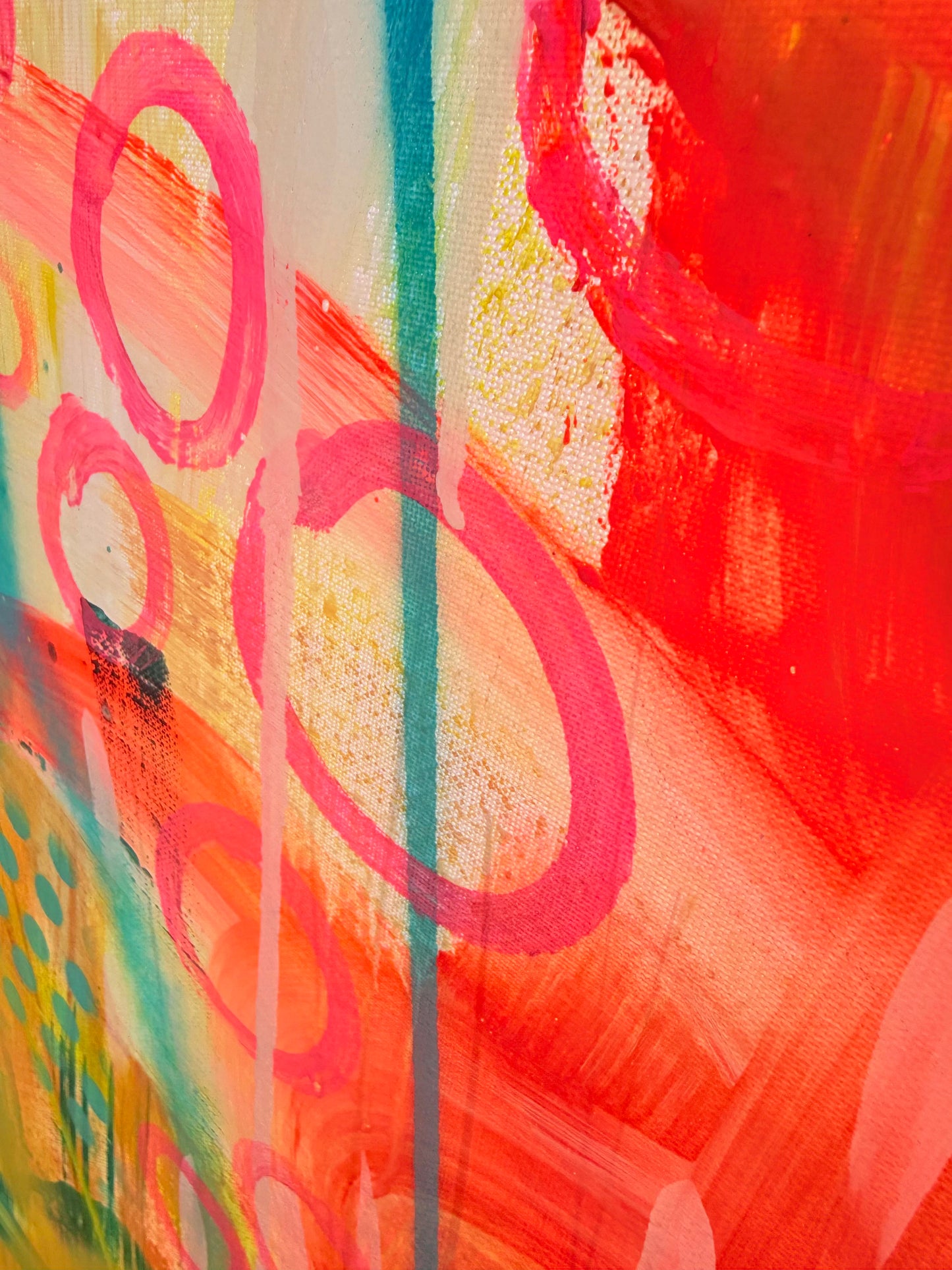 XXL Abstract Chaos Art by Frau Kunst Chaos