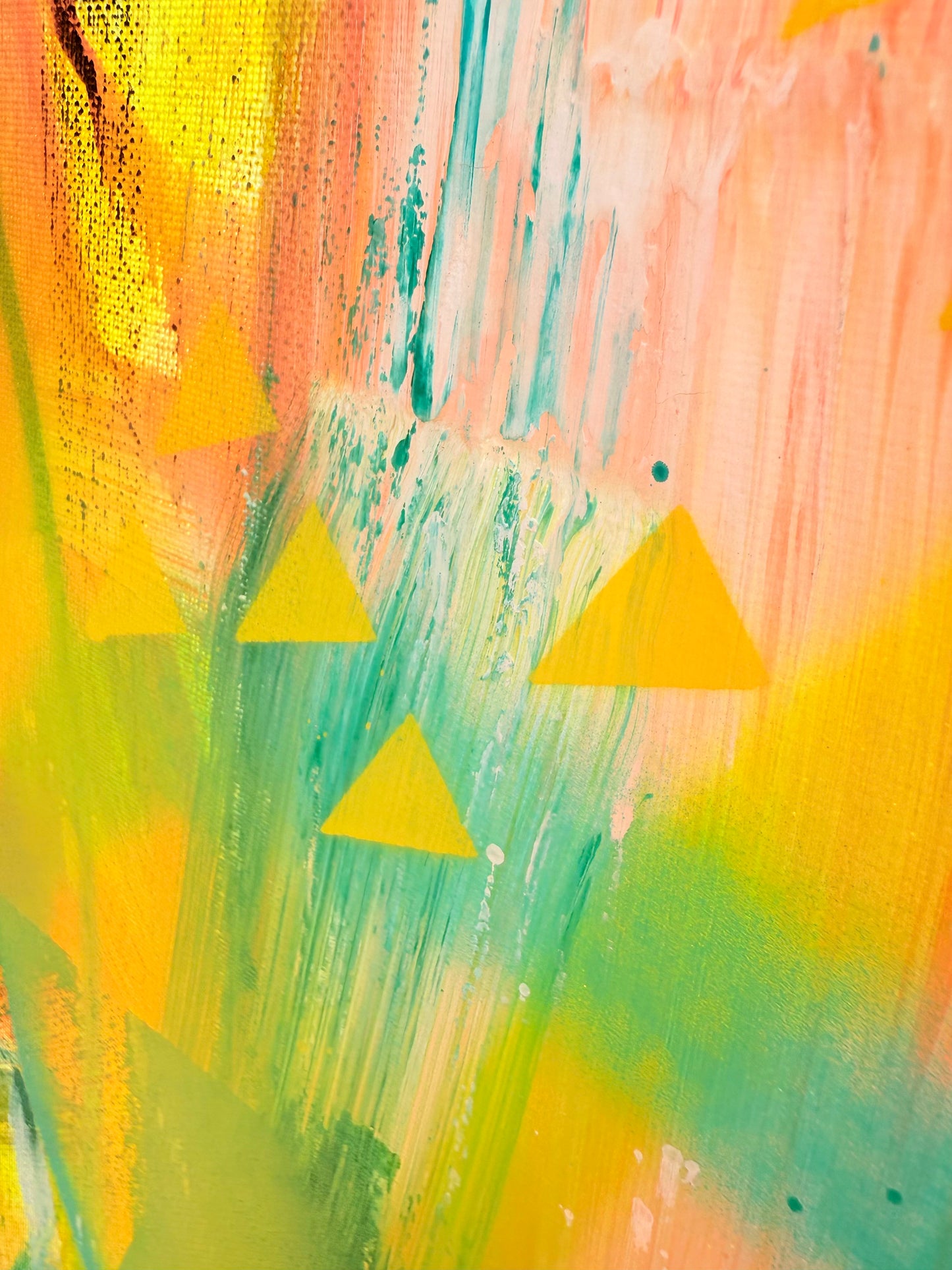 XXL Abstract Chaos Art by Frau Kunst Chaos